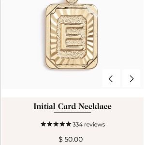 Cute Initial Plate Necklace. Letter is “M”!